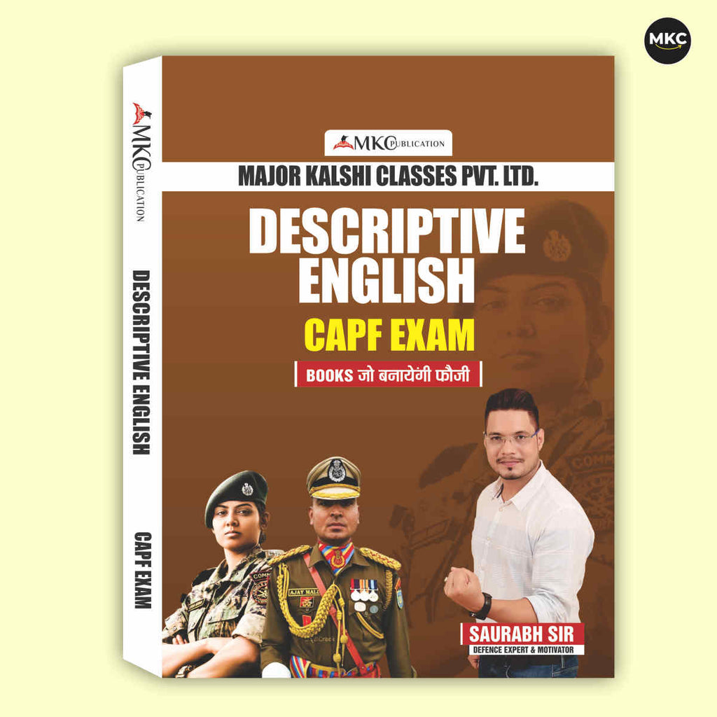 Order CAPF Descriptive English Book (2026 Latest Edition) Online at a Reasonable Price