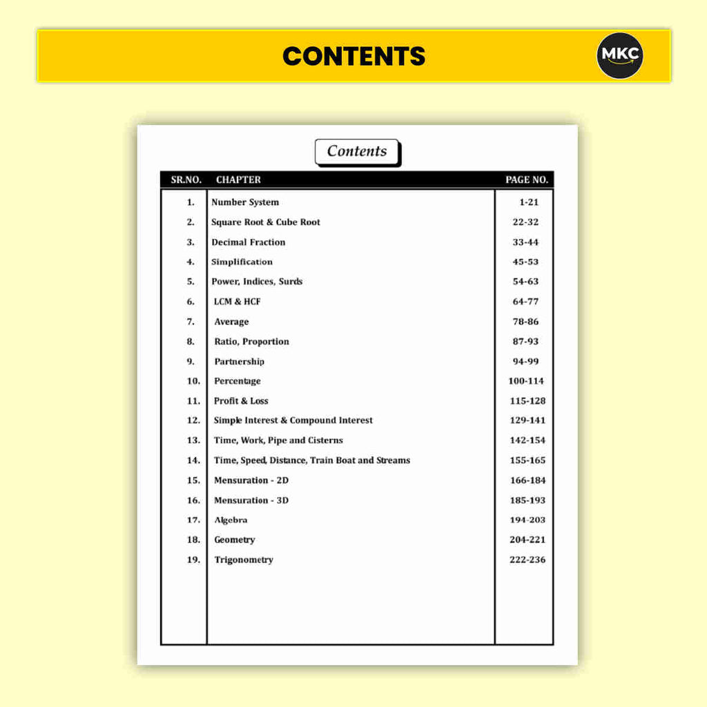 Agniveer-Army WMP Arithmetic Book